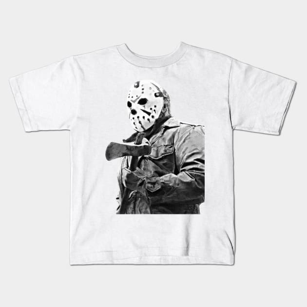 Jason Axe Kids T-Shirt by TheWay